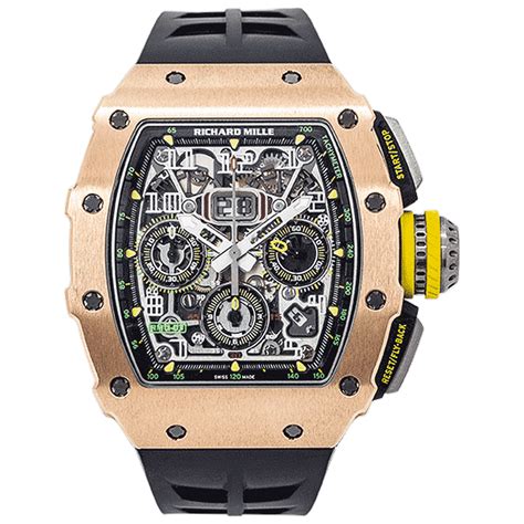 richard mille men's flyback chronograph titanium|Richard Mille 11 03 price.